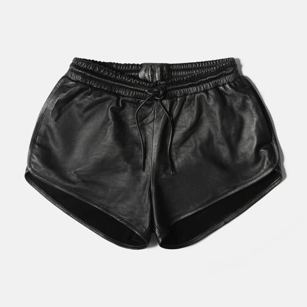Becoming: Leather Sprint Shorts