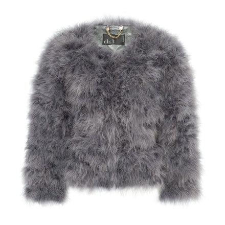 Chapter 3: Feather Jacket Lilac Grey