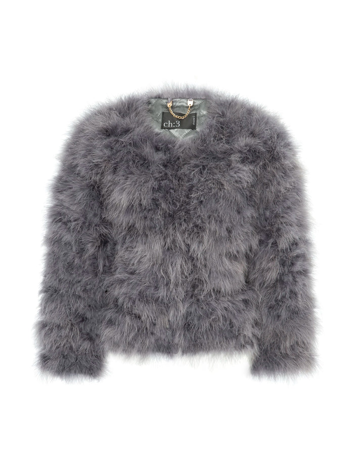 Chapter 3: Feather Jacket Lilac Grey
